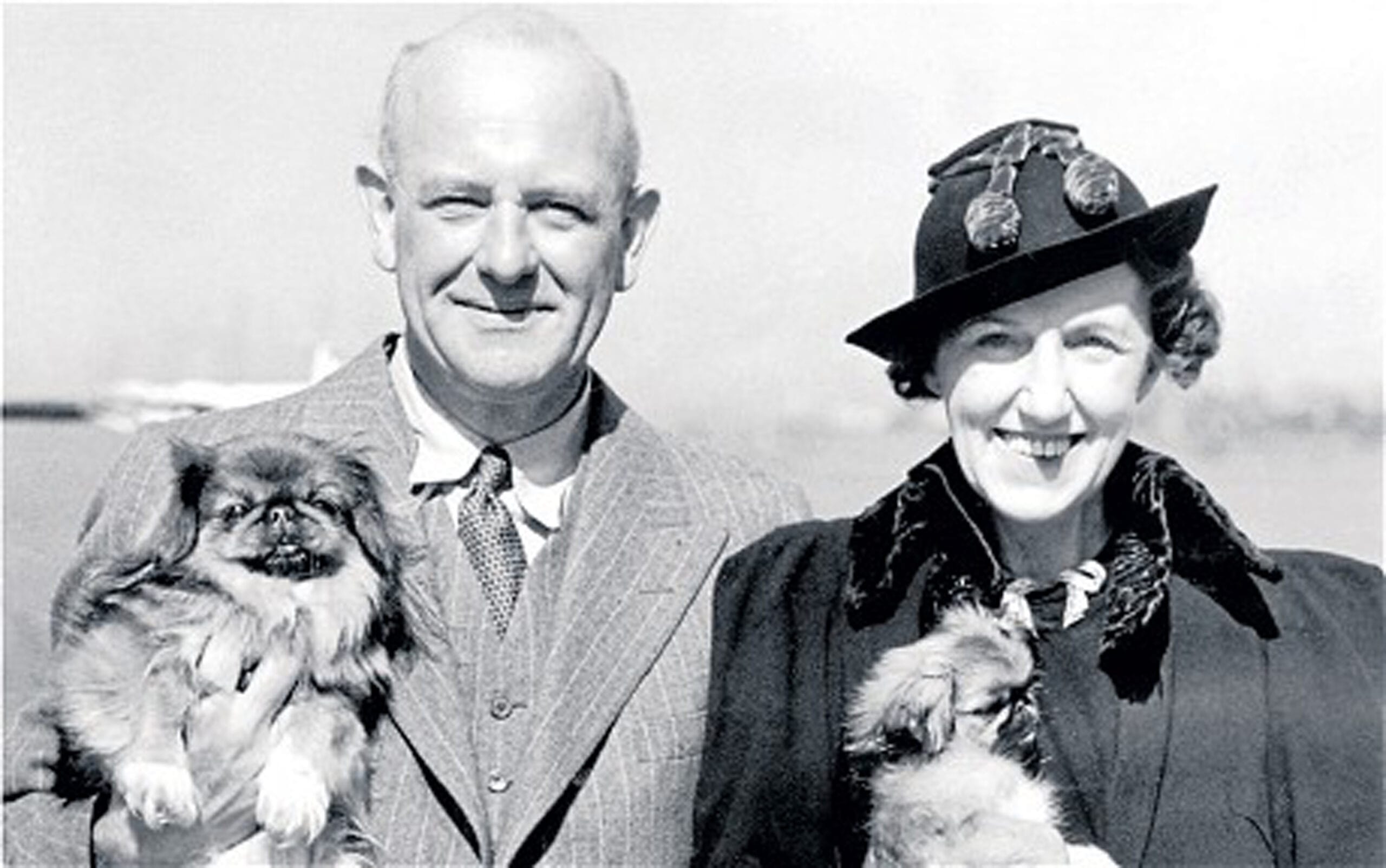 PG Wodehouse and Wife Various - 1940s...No Merchandising. Editorial Use Only Mandatory Credit: Photo by Everett Collection / Rex Features ( 570846dn ) P. G. Wodehouse and his Wife, Various - 1940s